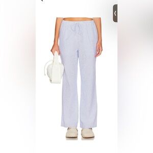 X Revolve Sera Pant in Blue and White